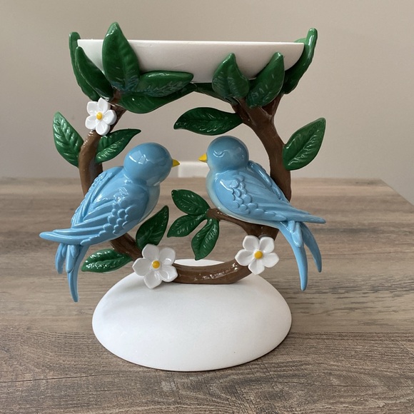 Bath & Body Works Birds On A Branch Pedestal Candle Holder - Picture 2 of 7